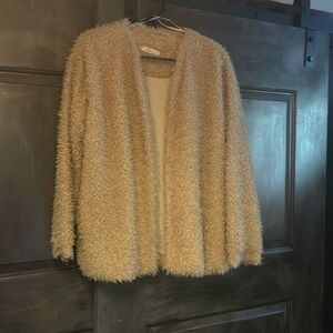 Ladies lined teddy bear jacket